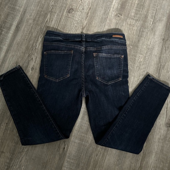 Pilcro Anthropology Dark Indigo Skinny Jeans Size 31 NWOT - Picture 2 of 5